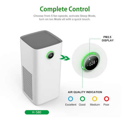 Purificador esperto do ar da parada do odor do agregado familiar para o formaldeído PM2.5 da poluição do ar