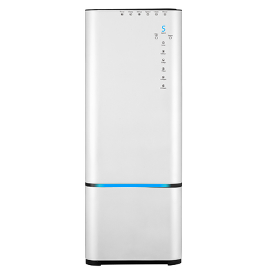 Purificador de ar de índice PM2.5 de piso, purificador de ar UV para hotel