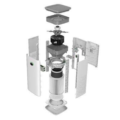Do purificador UV do ar da casa filtragem de baixo nível de ruído CADR 580m3/H de 3 fases HEPA