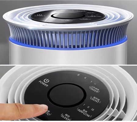 purificador leve ultravioleta do ar do filtro do purificador Desktop H13 Hepa do ar 120m3/H