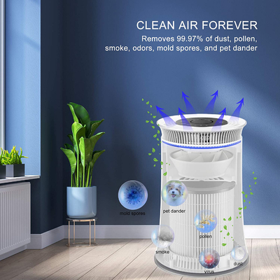 Remoção muda Ion Hepa Air Purifier negativo do fumo do purificador UV germicida do ar da lâmpada