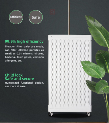 5 em 1 purificador UV verdadeiro do ar de H13 HEPA HEPA para a grande sala 5500 pés quadrados